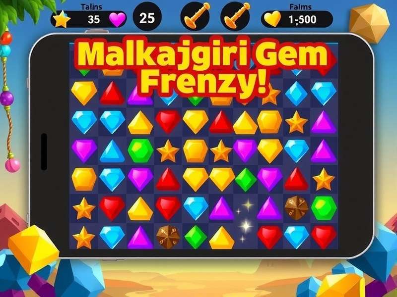 Malkajgiri Gem Frenzy on mobile devices